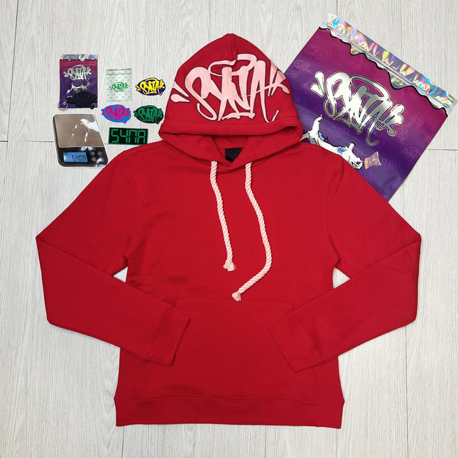 High Quality Syna Hip Hop Foam Print T-Shirt Set