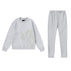 S / Grey crew neck sweatshirt set SET