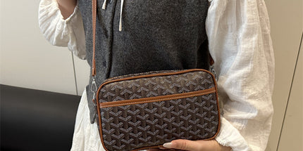 Retro Printed Square Bag - Women's 2025 Autumn