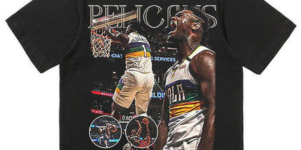 NBA Star Retro T-Shirt - Curry Kobe Morant Rose