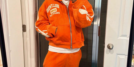 Y2k hooded zipper set