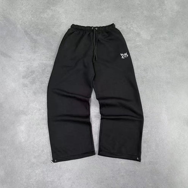 Y2K Streetwear Letter Embroidery Loose Sweatpants