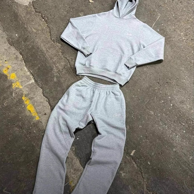 Men's Street Hip Hop Embroidered Knit Sweatpants