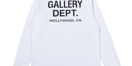 GALLERY DEPT Classic Letter Print Long Sleeve Tee