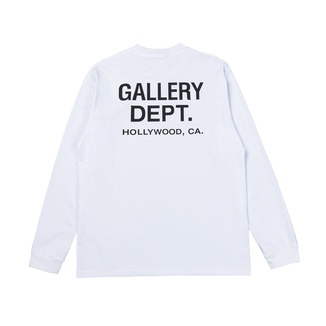 GALLERY DEPT Classic Letter Print Long Sleeve Tee