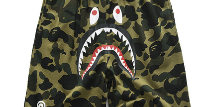 Japanese Shark Head Casual Quick-Dry Beach Shorts