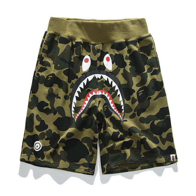 Japanese Shark Head Casual Quick-Dry Beach Shorts