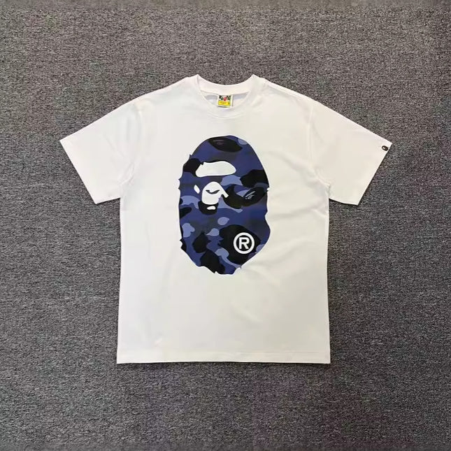 Ape Head Double-Sided Heavy Cotton Couple T-Shirt
