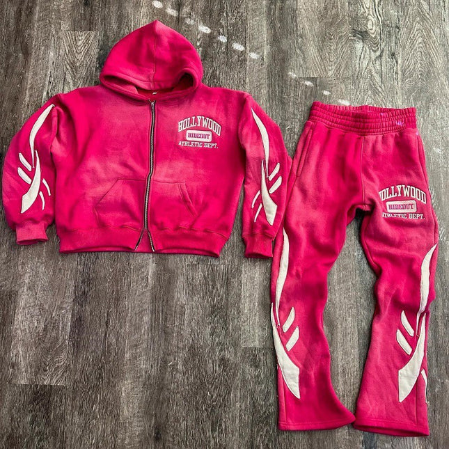 Y2k hooded zipper set