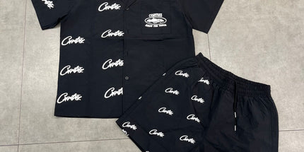Streetwear Zipper Vest and Shorts Set