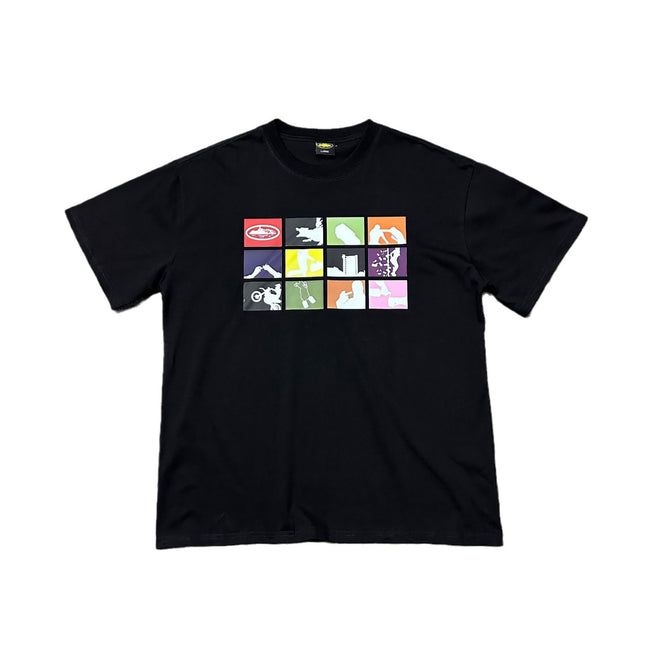 240g Unisex Letter Logo T-Shirt
