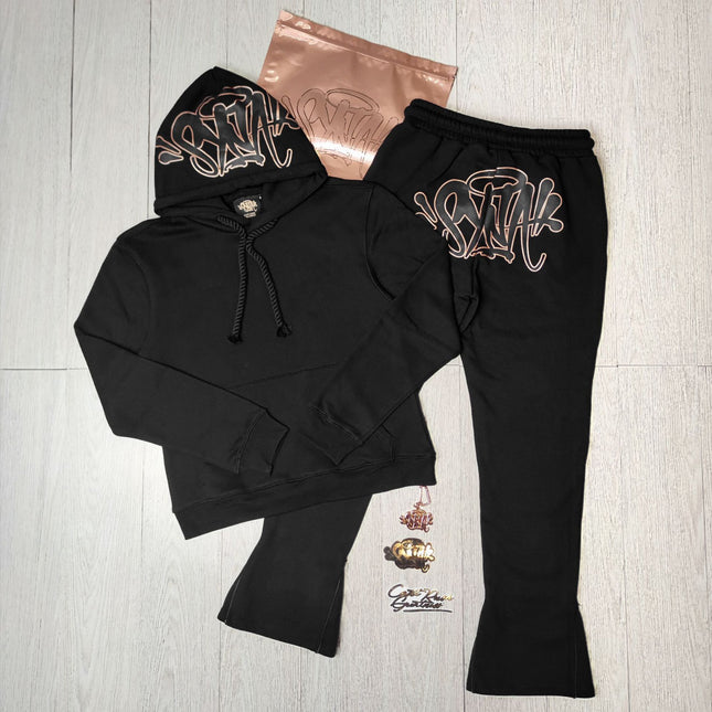 High Quality Syna Hip Hop Foam Print T-Shirt Set