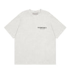 White gray short sleeve