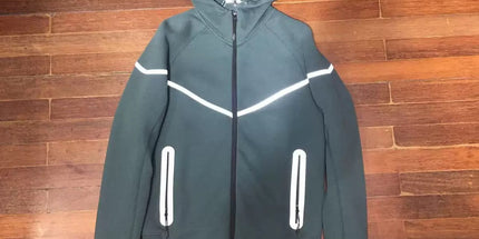 hooded tech fleece zipper suit