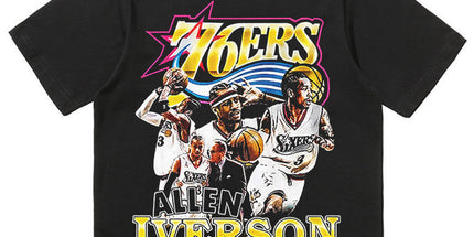 NBA Star Retro T-Shirt - Curry Kobe Morant Rose
