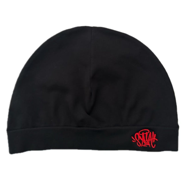 Vintage Embroidered Skull Knit Hat