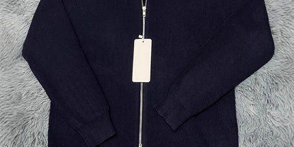Zip Collar Knit Sweater