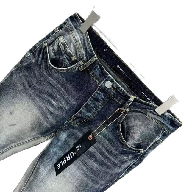 Purple Retro Flared Jeans