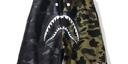 Japanese Shark Head Casual Quick-Dry Beach Shorts