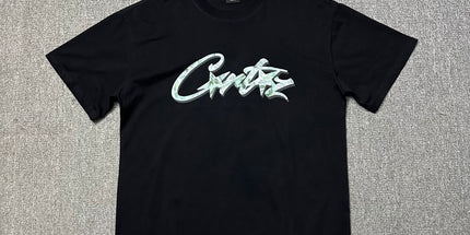 240g Unisex Letter Logo T-Shirt