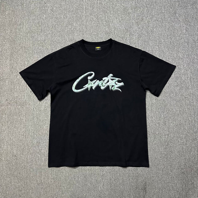 240g Unisex Letter Logo T-Shirt