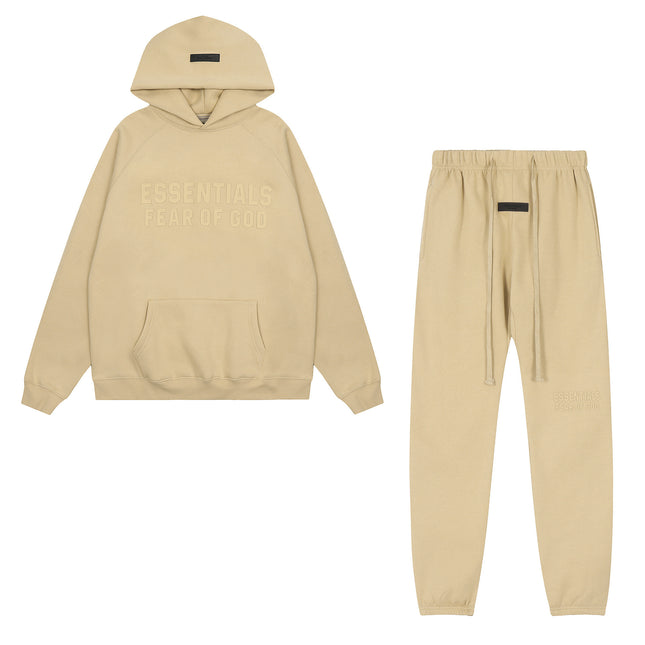 ESSENTIALS fleece Hooded Set