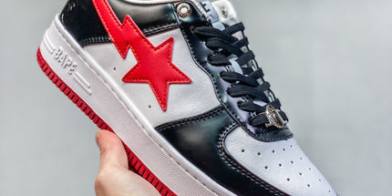 Patent Low-Top Casual Sneakers