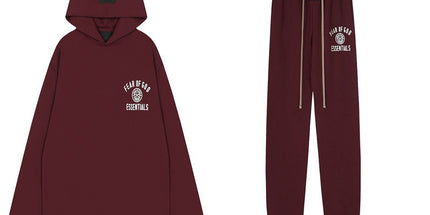 ESSENTIALS fleece Hooded Set