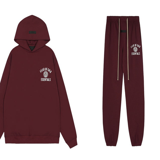 ESSENTIALS fleece Hooded Set