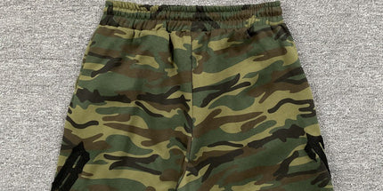 Embroidered Fleece Street Shorts