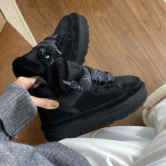 winter boots casual lace-up Shoes