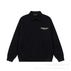S / The lapel sweatshirt is black