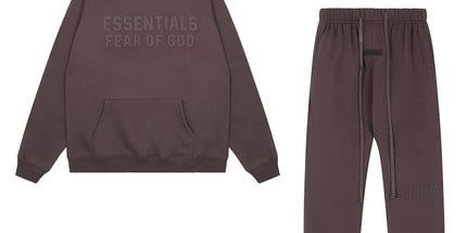 ESSENTIALS fleece Hooded Set