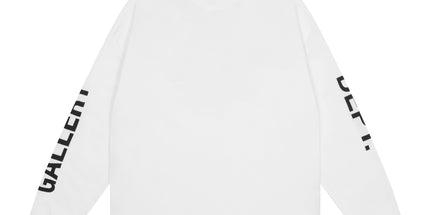 GALLERY DEPT Cotton Loose Long Sleeve Letter Tee