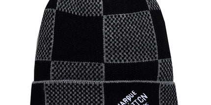 Classic Leather Label Unisex Knitted Beanie