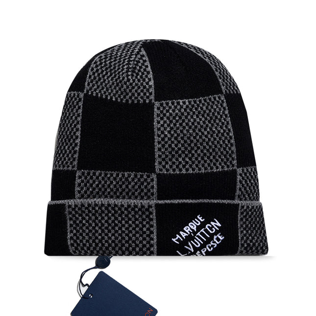 Classic Leather Label Unisex Knitted Beanie