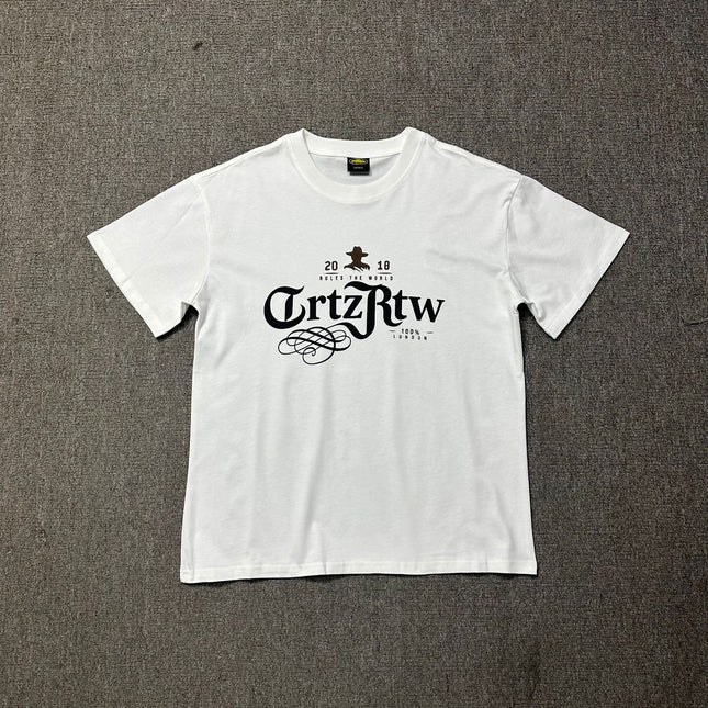 240g Unisex Letter Logo T-Shirt