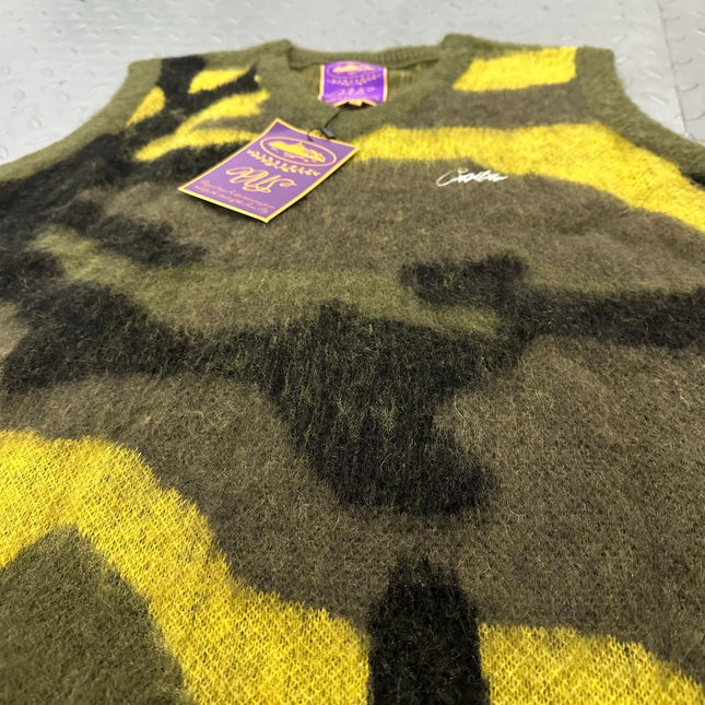 Corteiz Mohair Knit Vest Sweater