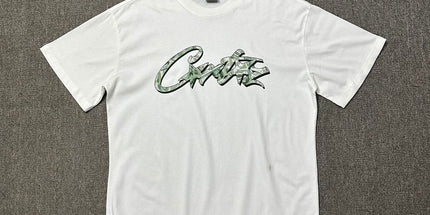 240g Unisex Letter Logo T-Shirt
