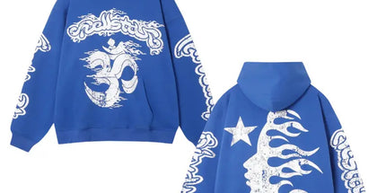 Loose long sleeve hoodie sweatshirt