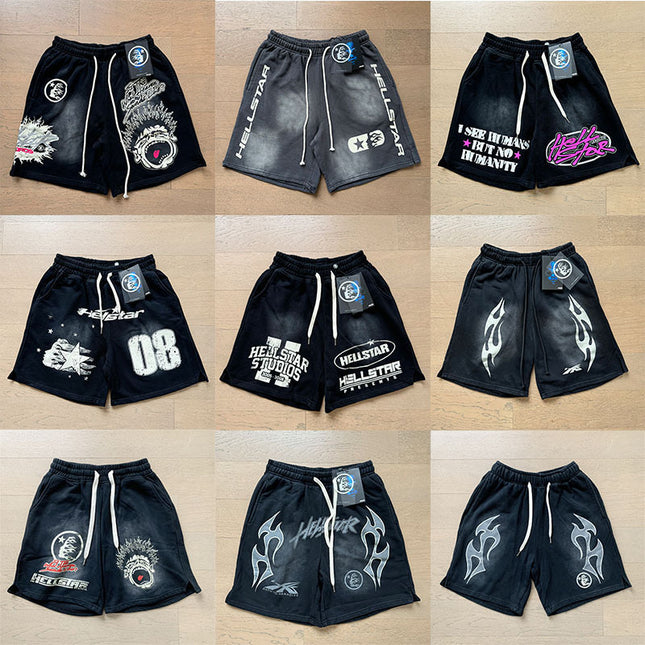 Distressed Baggy Streetwear Shorts