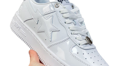 Patent Low-Top Casual Sneakers