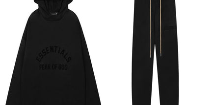 ESSENTIALS fleece Hooded Set