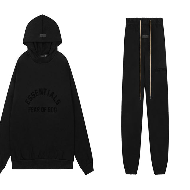 ESSENTIALS fleece Hooded Set