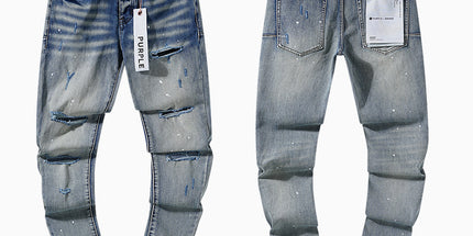 Ripped Jeans foreign high street wear