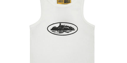 Basic LOGO Crew Neck Sleeveless Vest T-Shirt