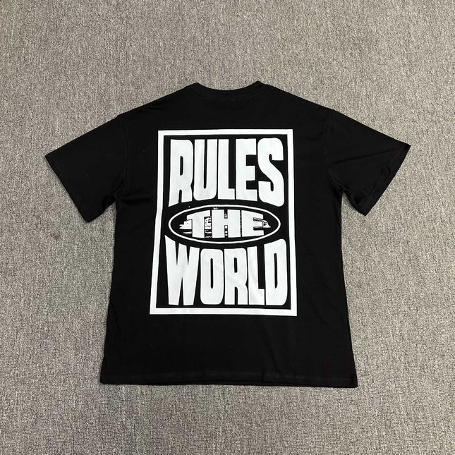 240g Unisex Letter Logo T-Shirt
