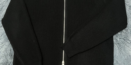 Zip Collar Knit Sweater