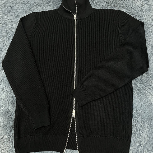 Zip Collar Knit Sweater