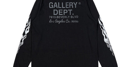 GALLERY DEPT Classic Letter Print Long Sleeve Tee